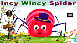 incy spider wincy nursery rhyme rhymes lyrics animation cartoon compilation min