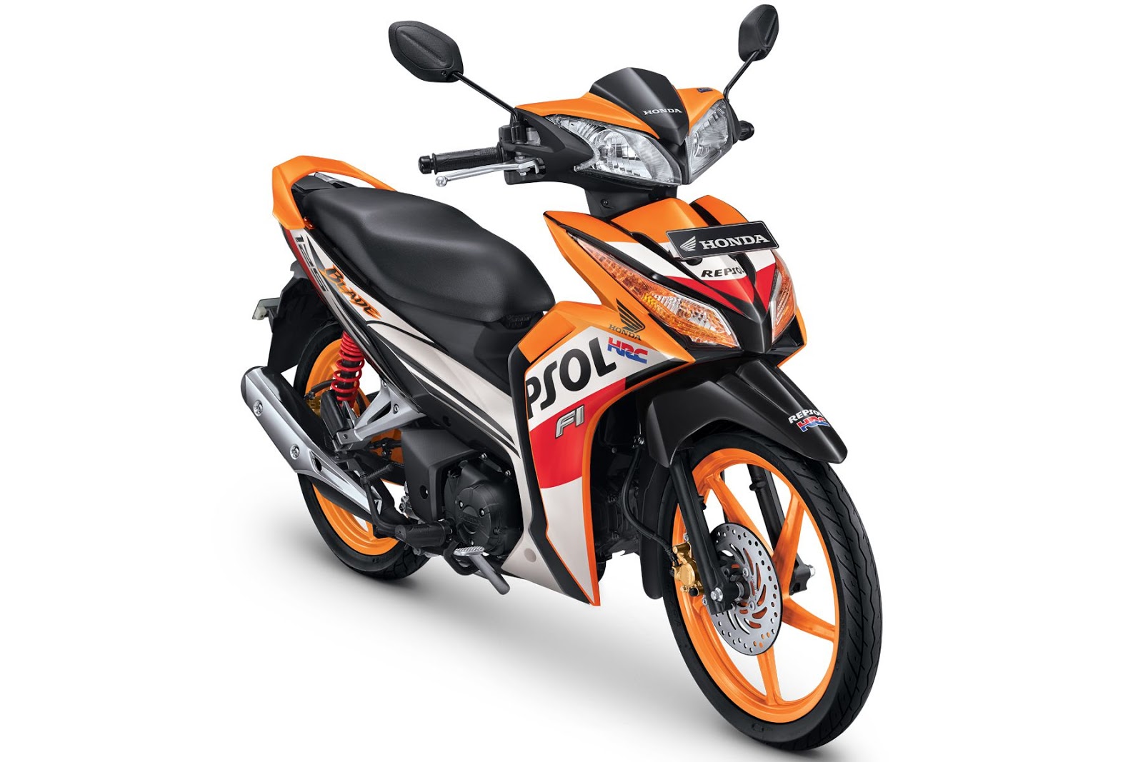 Perjalananku: Perbedaan Honda Blade corak biasa dan repsol ternyata
