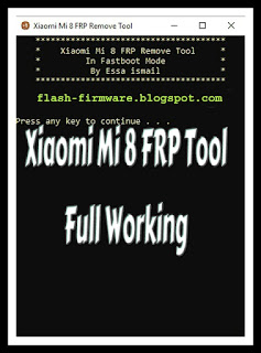 xiaomi mi 8 frp remove tool