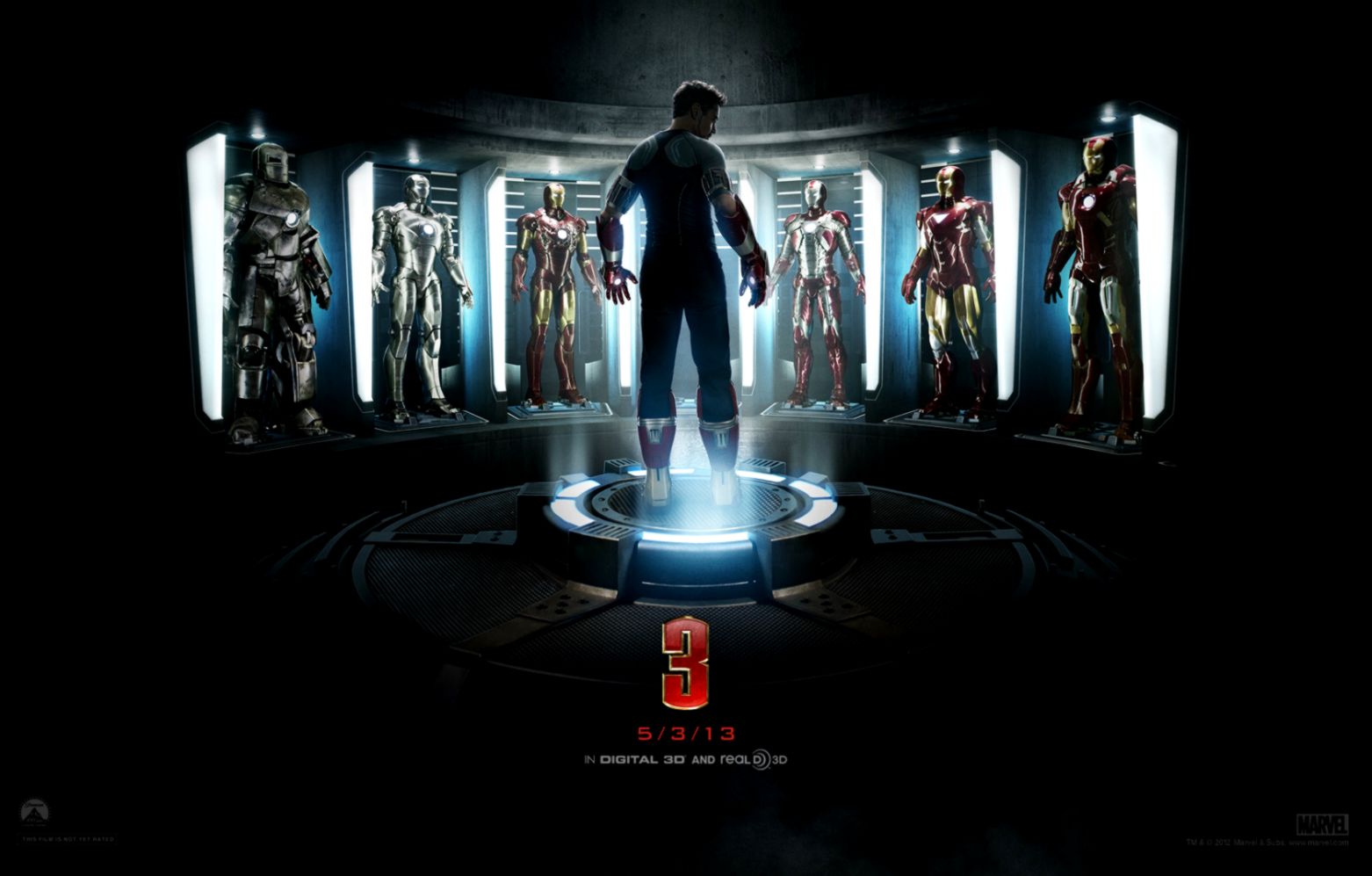 Marvel Iron Man 3 Movie Wallpaper Desktop Hd