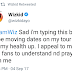 Wizkid Is Critically Sick As He Cancels His Tour And Begs Fans To Pray For Him [See Tweet]