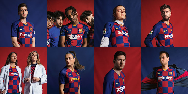 barcelona soccer team jersey
