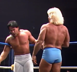 NWA Wrestlewar 1989 - Ricky Steamboat defends the NWA title against Ric Flair 