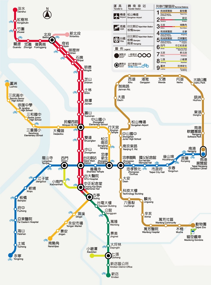 小奇報: 台北捷運路線圖