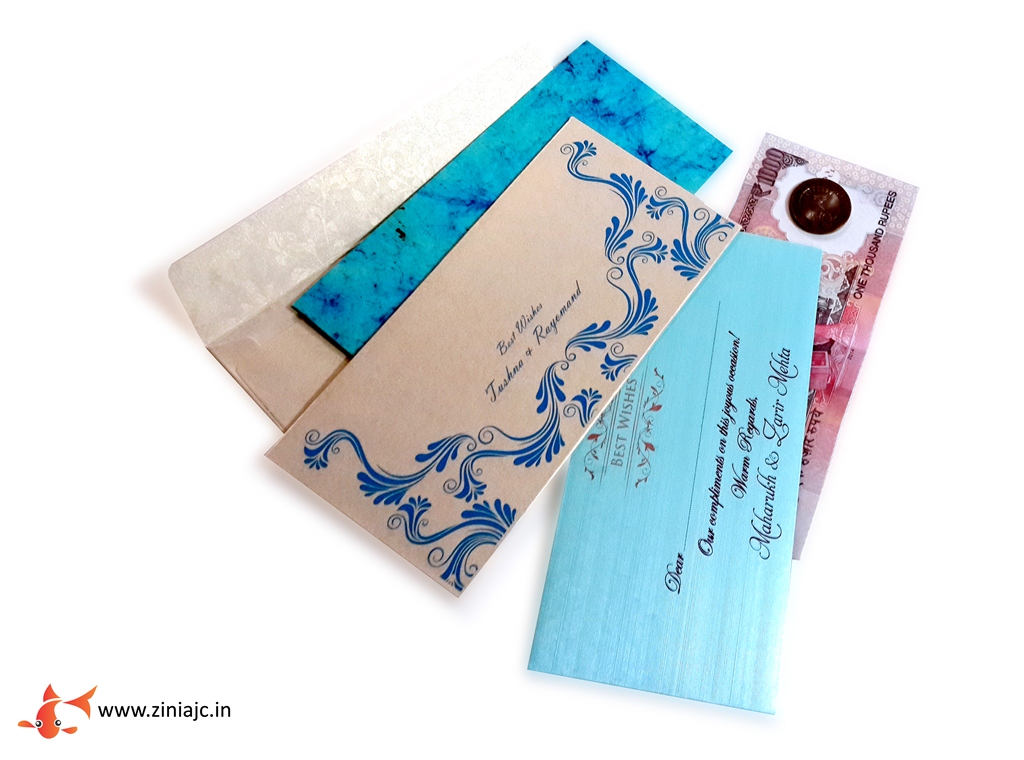 ZINIA JC Money Envelopes Personalized Stationery For Special Occasions