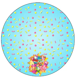 Shopkins Toppers or Free Printable Candy Bar  Labels.
