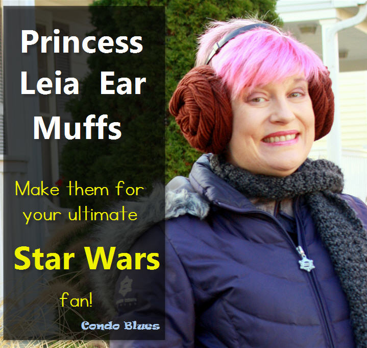 Condo Blues Star Wars Crafts Princess Leia Ear Muffs