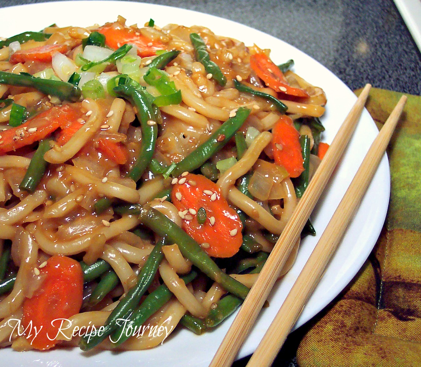 My Recipe Journey: Thai Satay Udon Noodles!