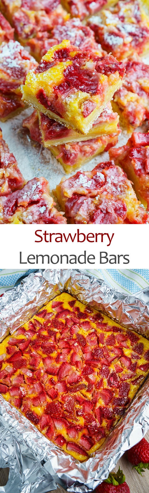 Strawberry Lemonade Bars