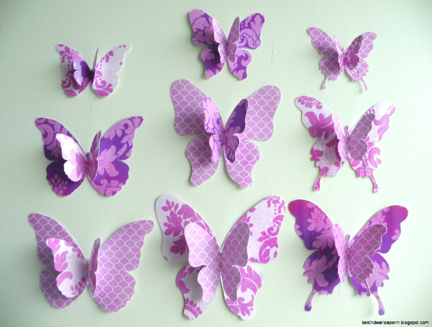 3D Butterfly Wall Decor