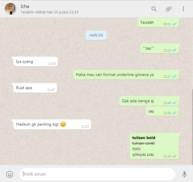 Tips Dan Cara Merubah Format Warna Tulisan Whatsapp<script async src=