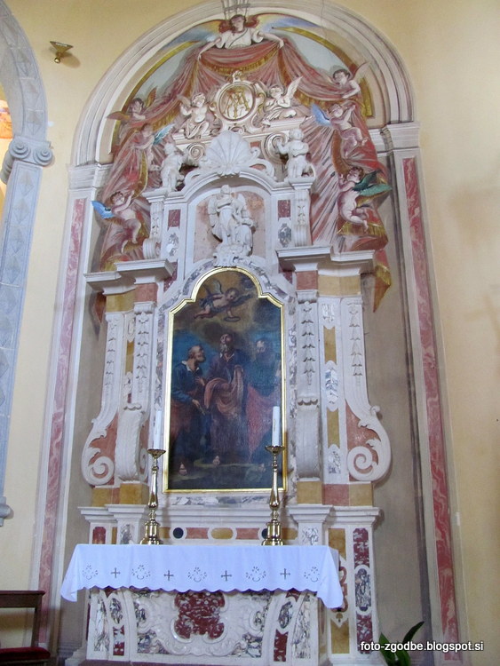 cerkev sv. Tilna, Sveto na Krasu Slovenija, Primorska