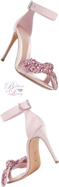 ♦Alexander McQueen embellished pink sandals #pantone #shoes #pink #brilliantluxury