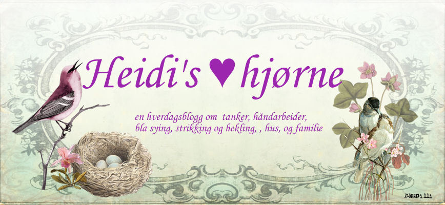 Heidi's ♥ hjørne