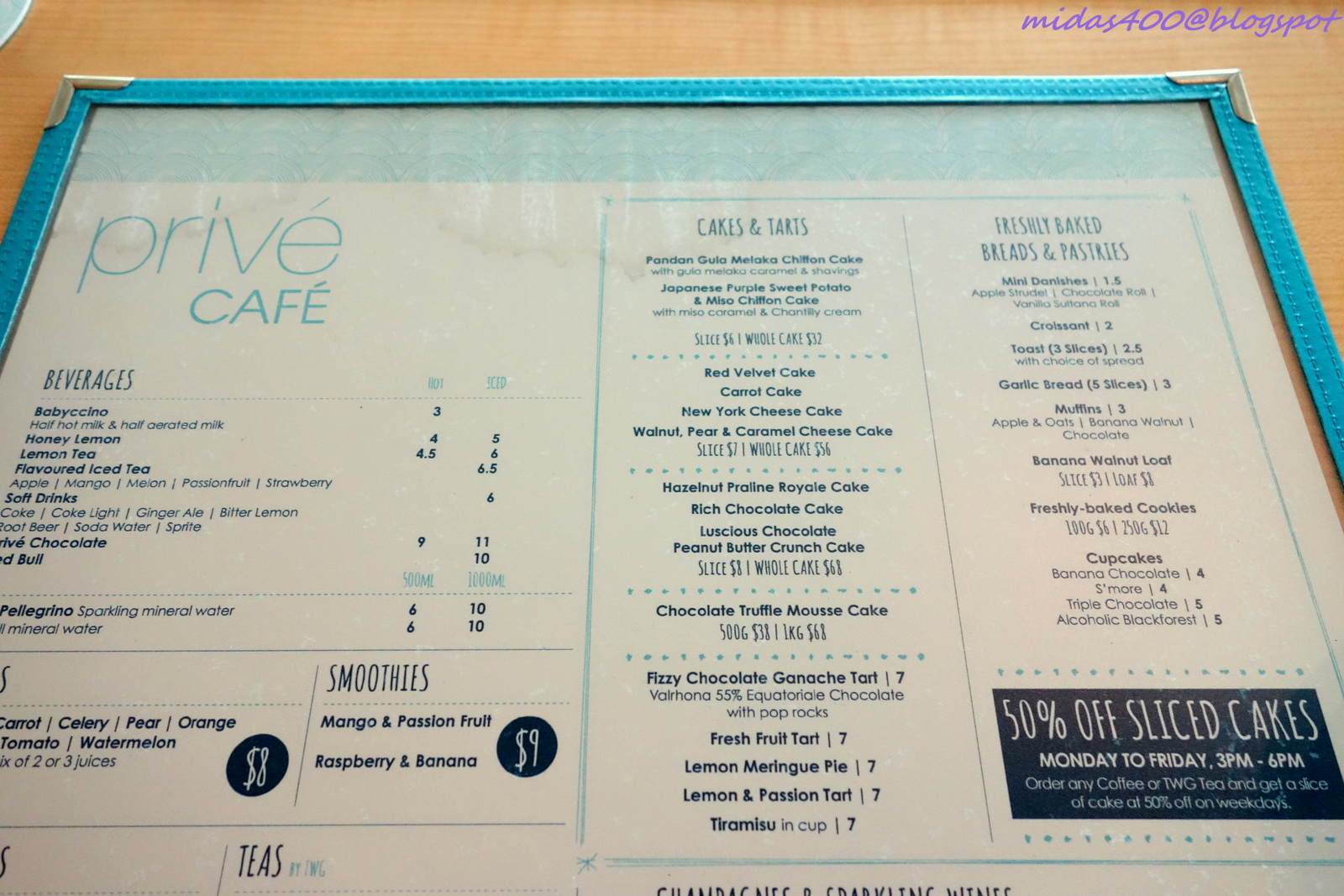 Midas Food n Travel Blog Lunch at Privé Bakery Cafe at Keppel Bay