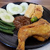 Luak Bay Food Court Miri Lalapan Ayam 