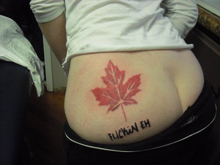 My Tattoo Designs: Canada Flag Tattoo
