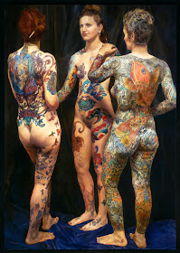 Full tattoo women art