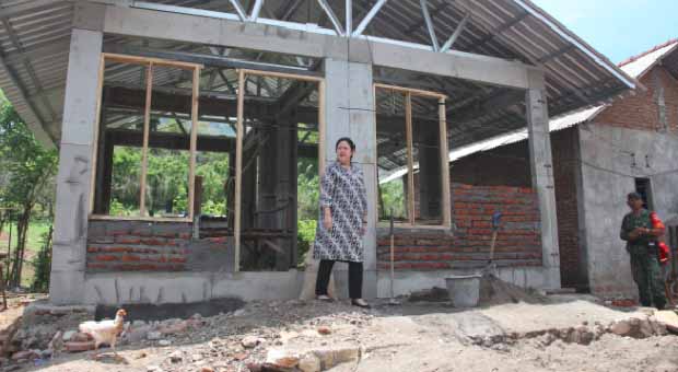Puan Pastikan Pembangunan Rumah Korban Gempa Berjalan Lancar