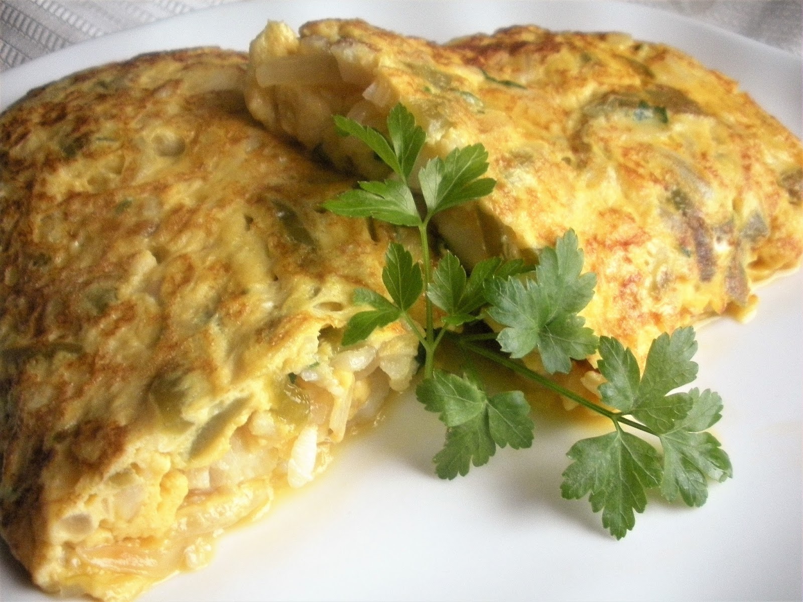 Aquí se cocina Tortilla de bacalao