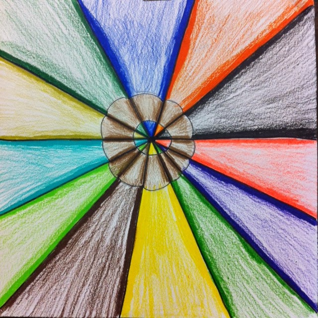 Splish Splash Splatter Colored Pencil Drawings