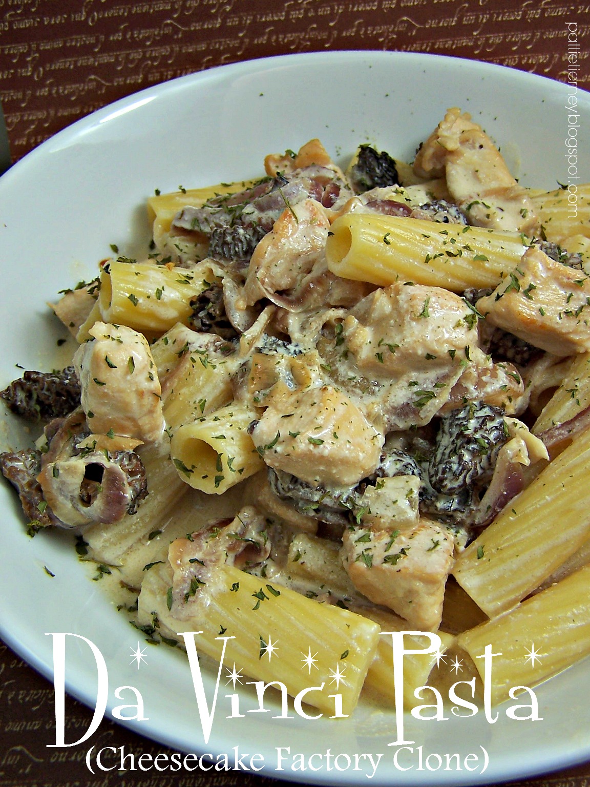 OllaPodrida Da Vinci Pasta (Cheesecake Factory Clone)