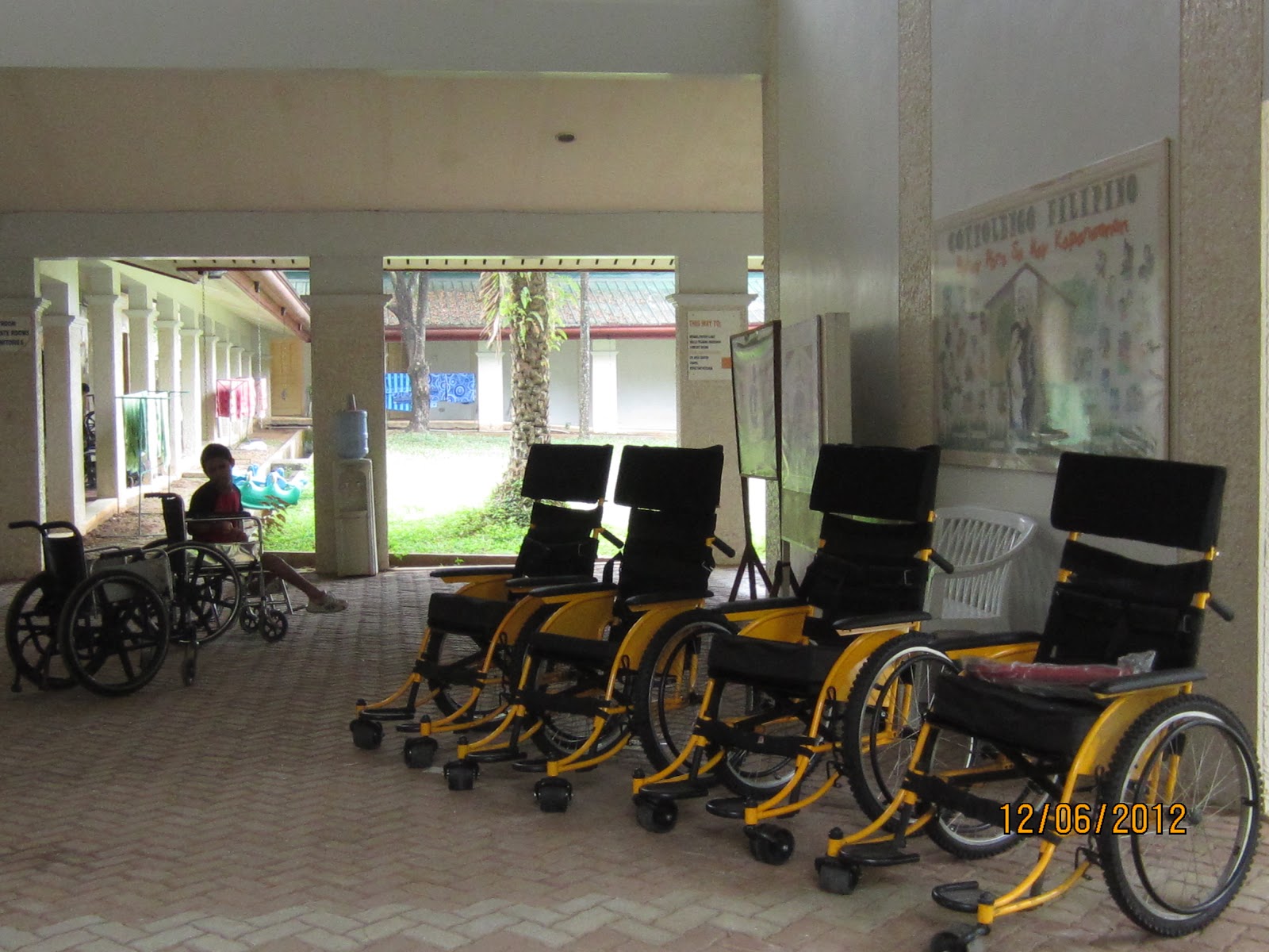 Our Philippine Mission DELIVERY OF SUPPORTIVE WHEELCHAIRS TO