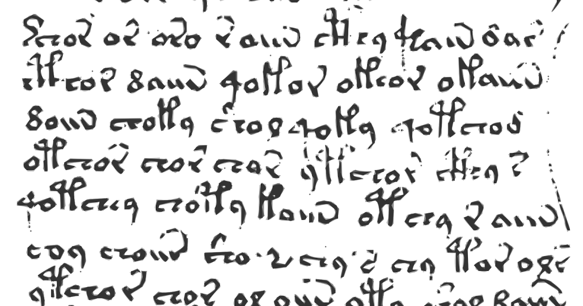 voynich manuscript font voynich manuscript font