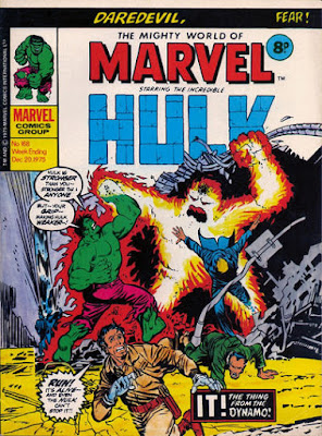 Mighty World of Marvel #168, Hulk vs Zzzax