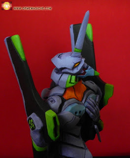 orme magiche eva 01 neon genesis evangelion modellini statuette sculture scultura action figure personalizzate fatta a mano stampo in resina super sculpey milliput da colorare