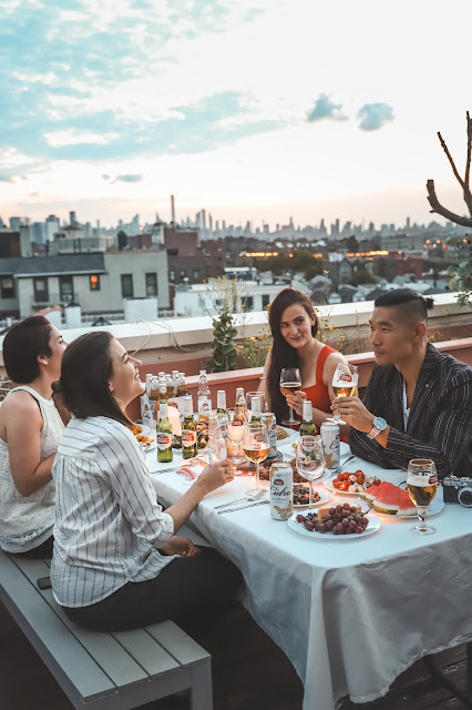 Stella Artois Cheers with Friends on NYC Rooftop