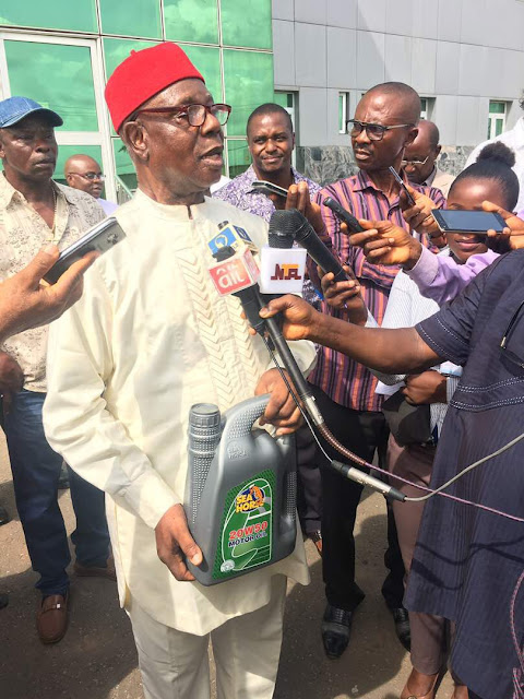 Standards organisation of Nigeria (SON), endorses Seahorse Lubricant Industries Limited at a tour of its state of the arts production facilities