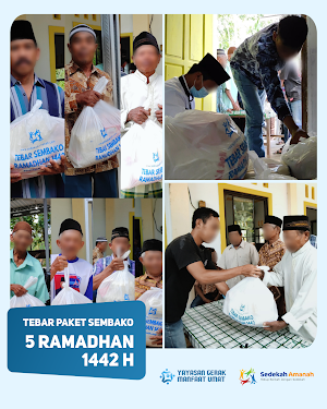 Penyaluran Sembako Ramadhan 1442H Tahap 1