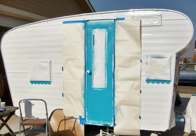 How to Paint a Vintage Trailer for Under $60