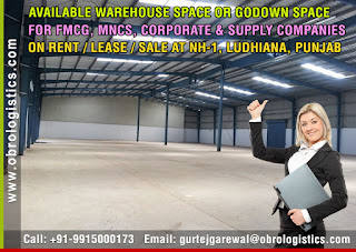 Warehouse on Rent Godown for Lease Rent in Ludhiana Punjab
