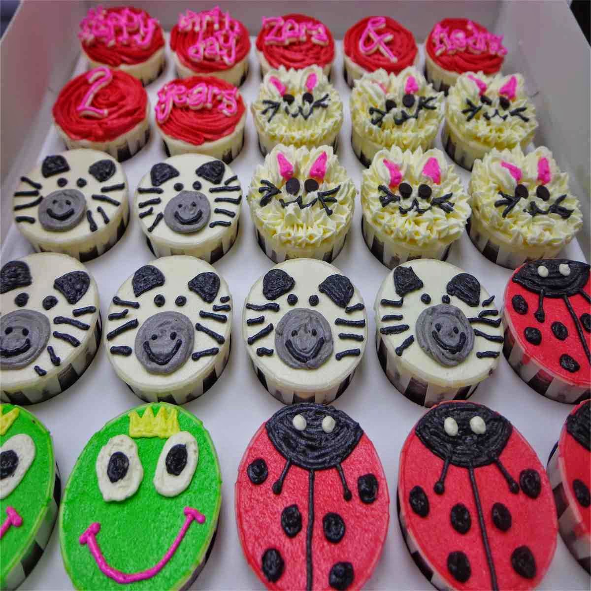 Coco Chip Cupcake, Penang Animal Cupcakes )