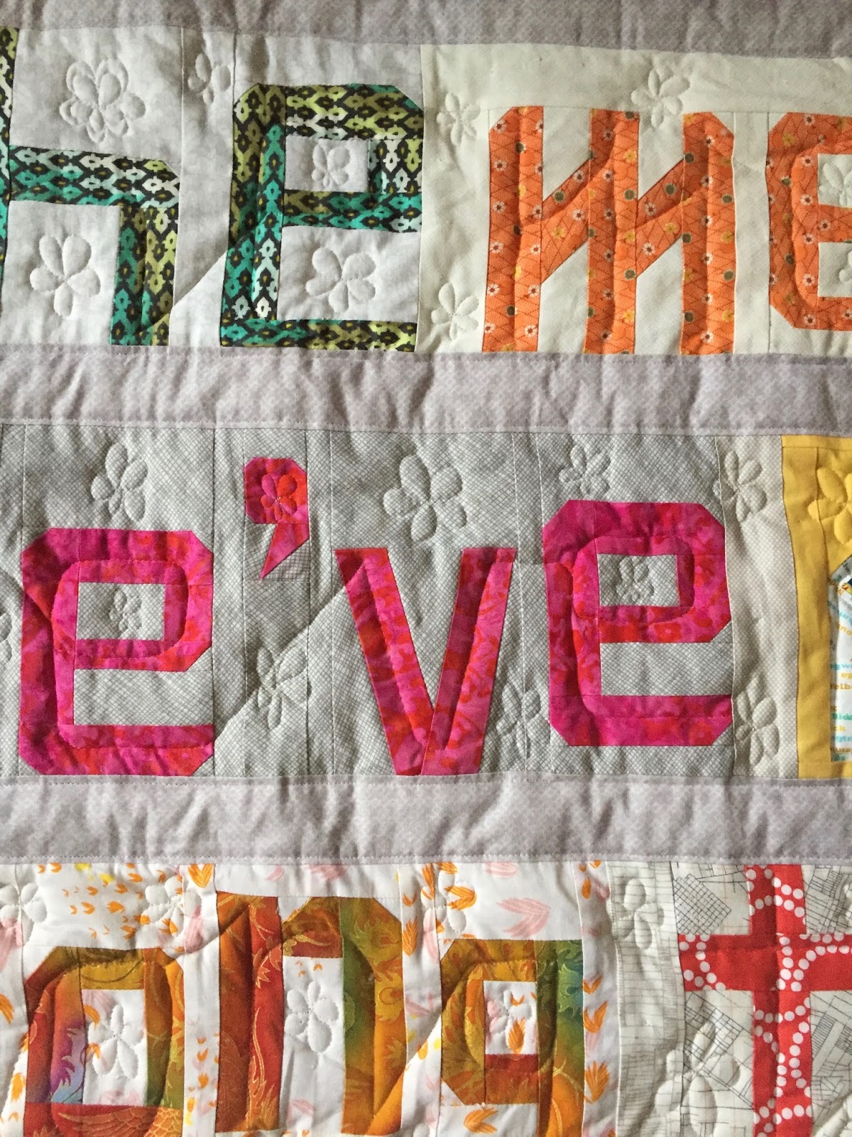 Patchwork n Play "Words with Friends" Quilt