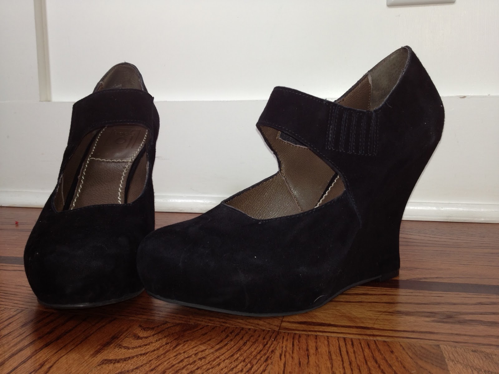 suede wedges