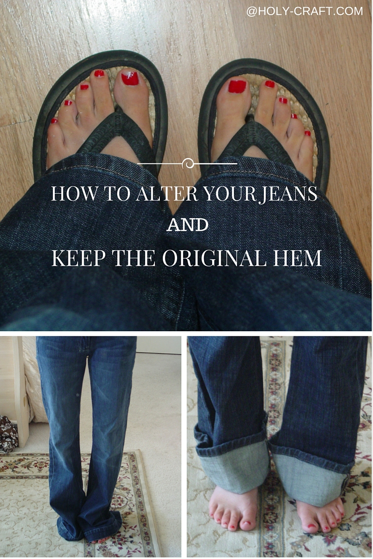 Hemming your jeans How to alter your jeans and keep the original hem