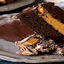 Buckeye Layer Cake (Chocolate Peanut Butter Fudge Cake) Recipe