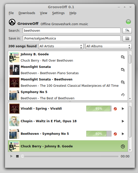 scaricare musica con ubuntu 13.04