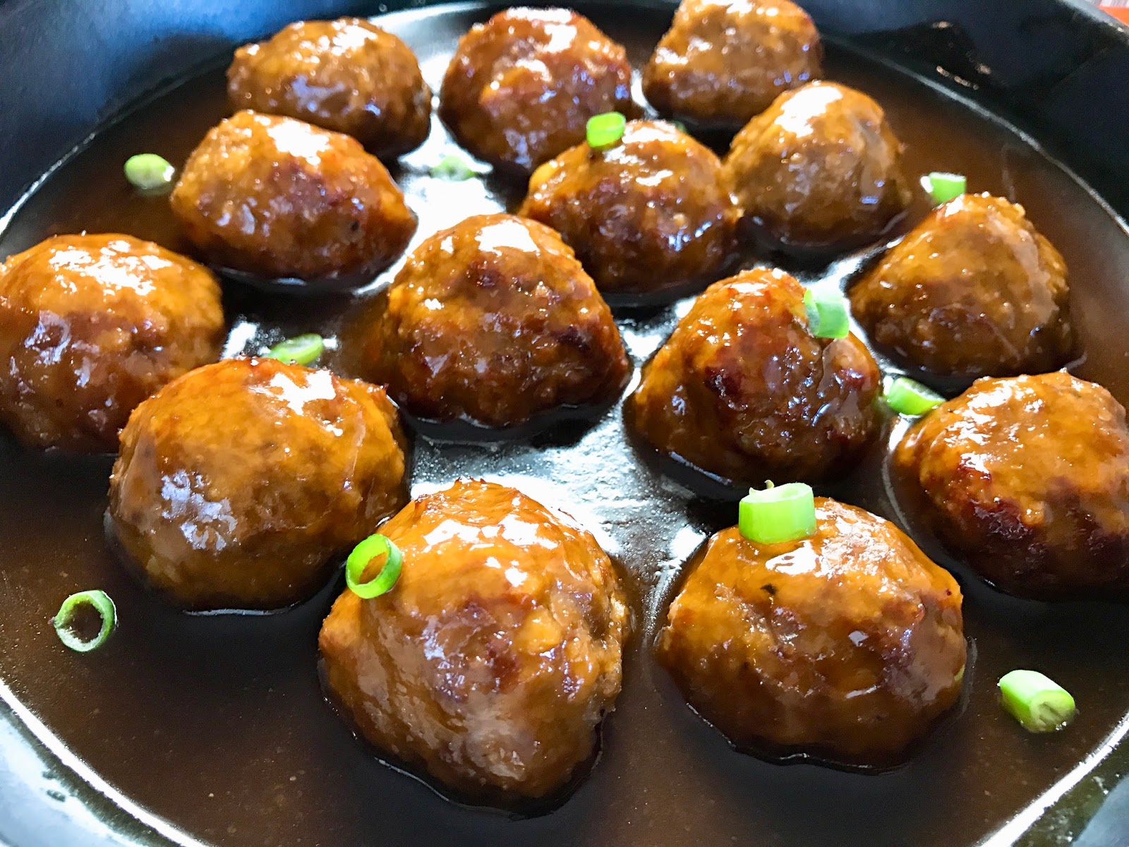 Sweet and Spicy Korean Meatballs