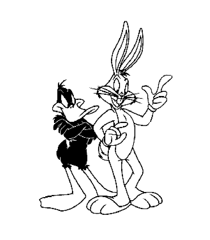baby daffy duck coloring pages - photo #36