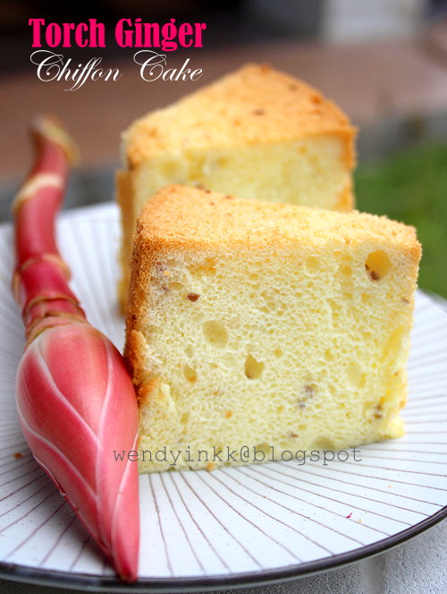 Table for 2.... or more Torch Ginger Chiffon Cake