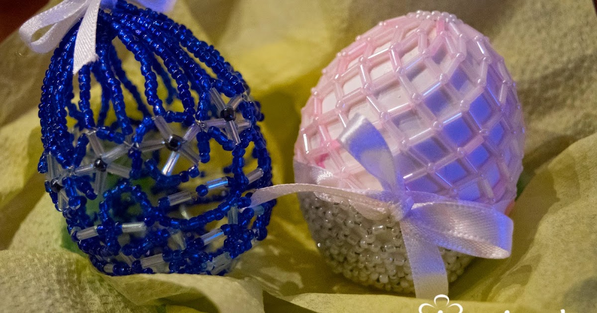 DIY Beaded Easter Eggs J.M.