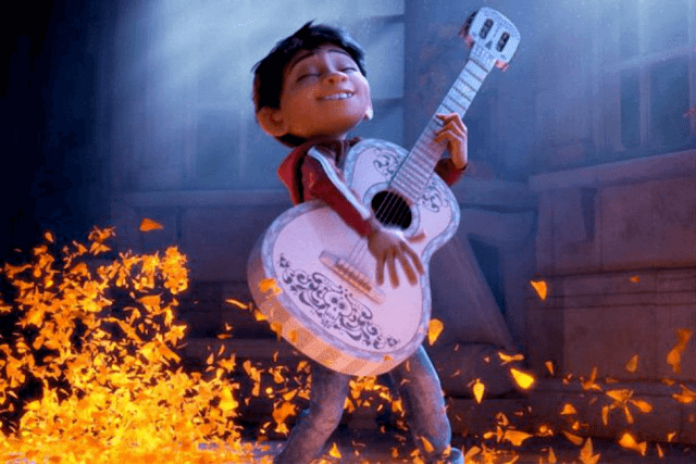 Still photo from Pixar's hit film "Coco"