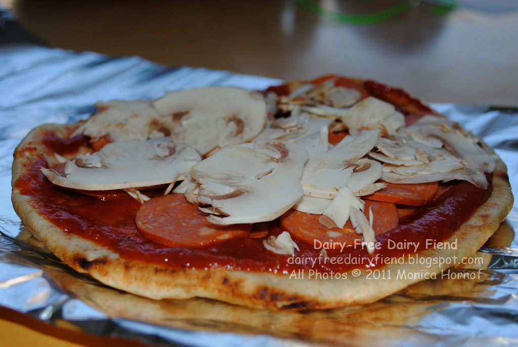DairyFree Dairy Fiend Easy Calzones... Without Cheese, With Garlic Aioli