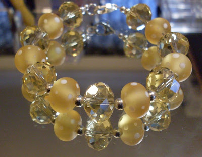 'Shades of Citrine' bracelet by Claire Francis