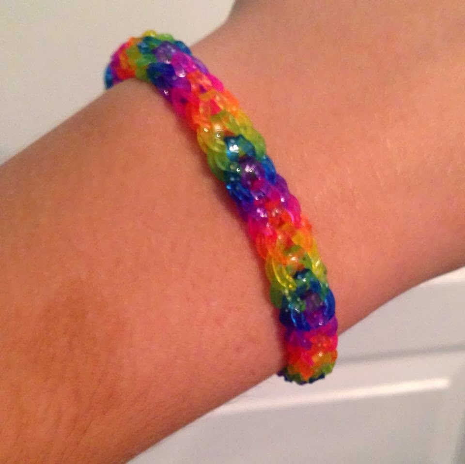 Rainbow Loom Inverted Fishtail Rainbow