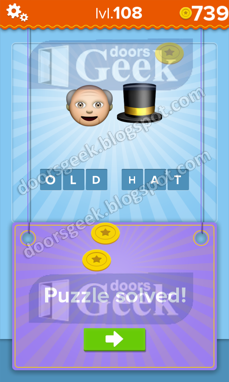 EmojiNation [Level 108] Answer Doors Geek
